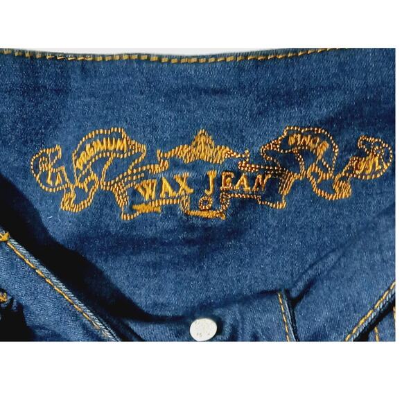 Womens Jeans with a Triple Snap by Wax Jean - Picture 3 of 6